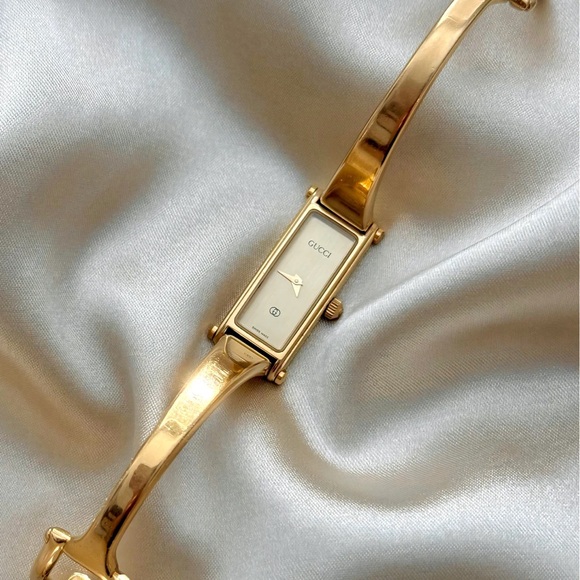 Gucci Accessories - AUTHENTIC VINTAGE GUCCI DAINTY GOLD WATCH - WITH BOX